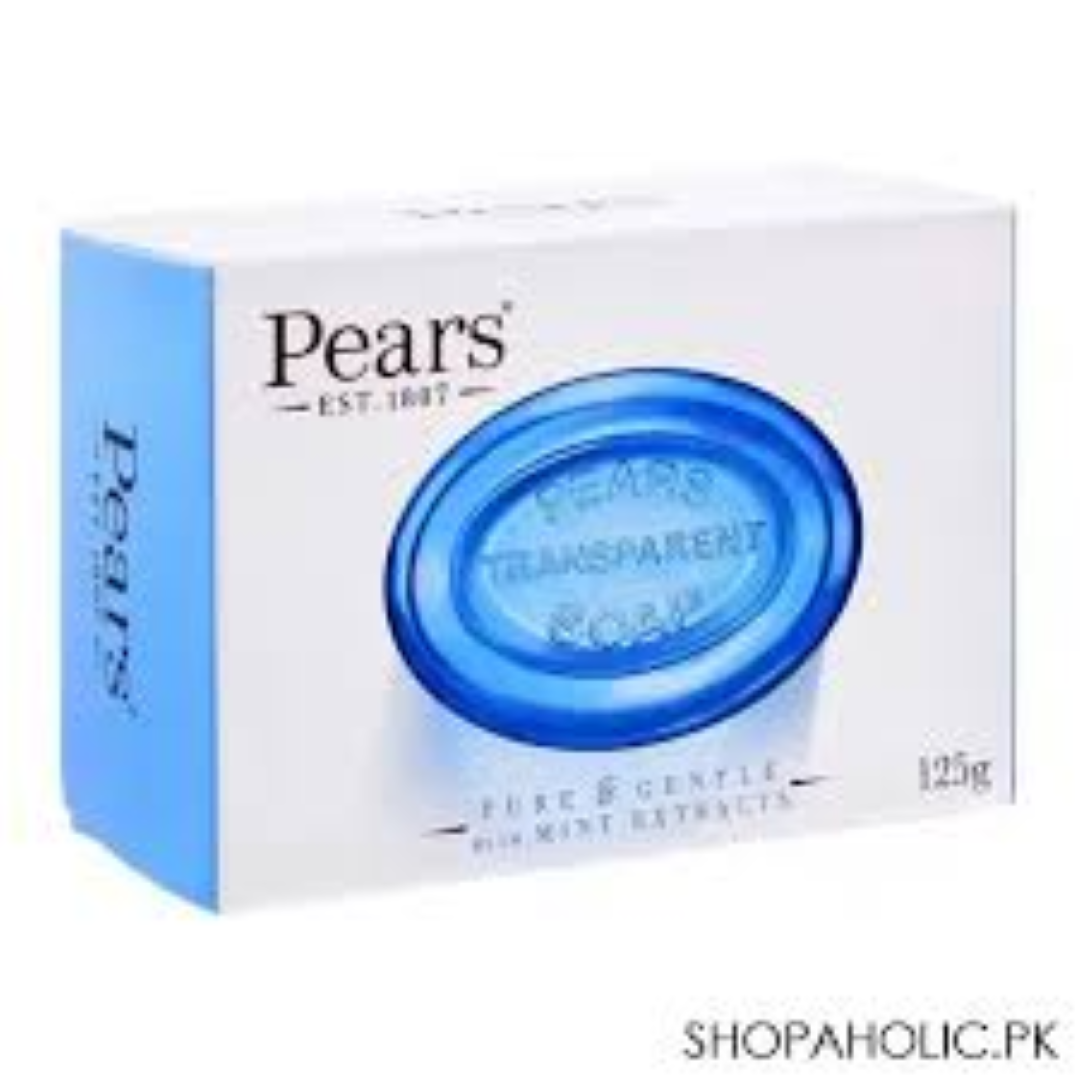 PEARS SOFT & FRESH WITH MINT EXTRA BLUE 4X125G